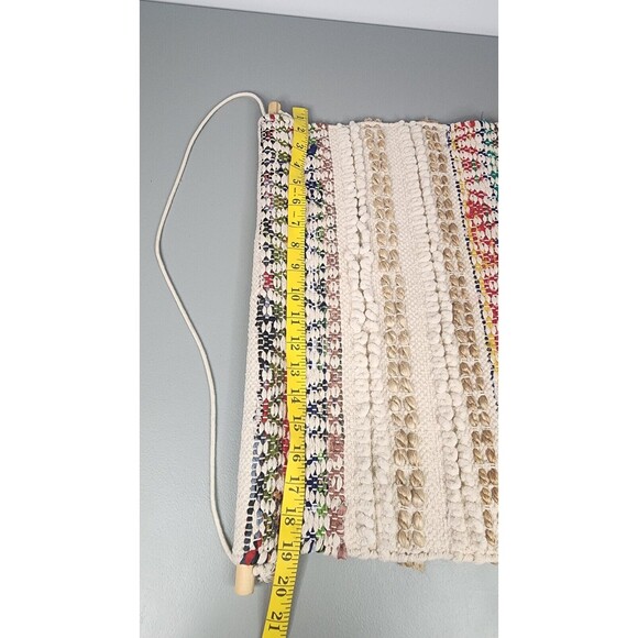 Boho Rainbow Macramé Colorful Wall Hanging Tapestry Art - Picture 15 of 15